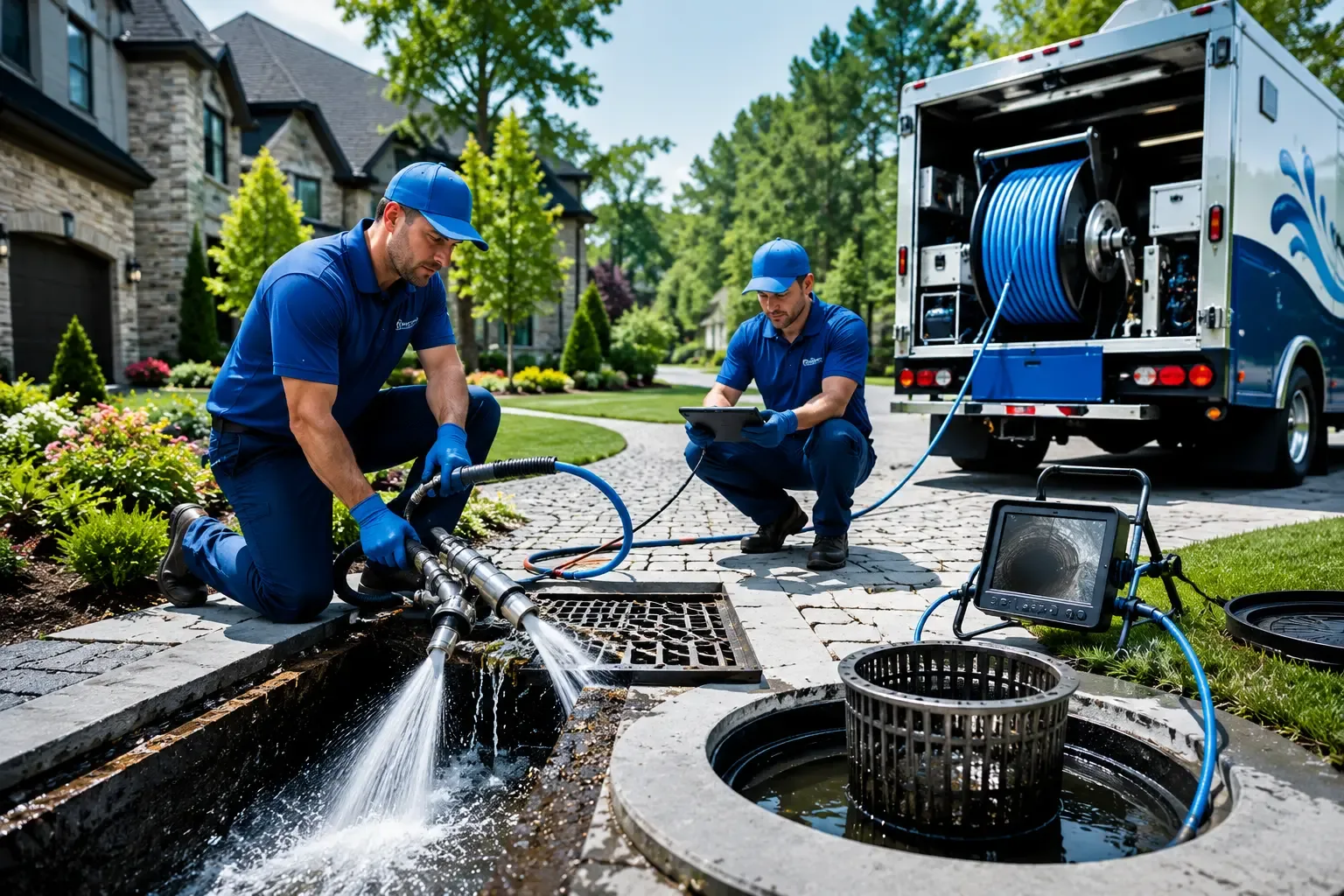 Local outdoor drain cleaning professionals in Cedarburg, WI