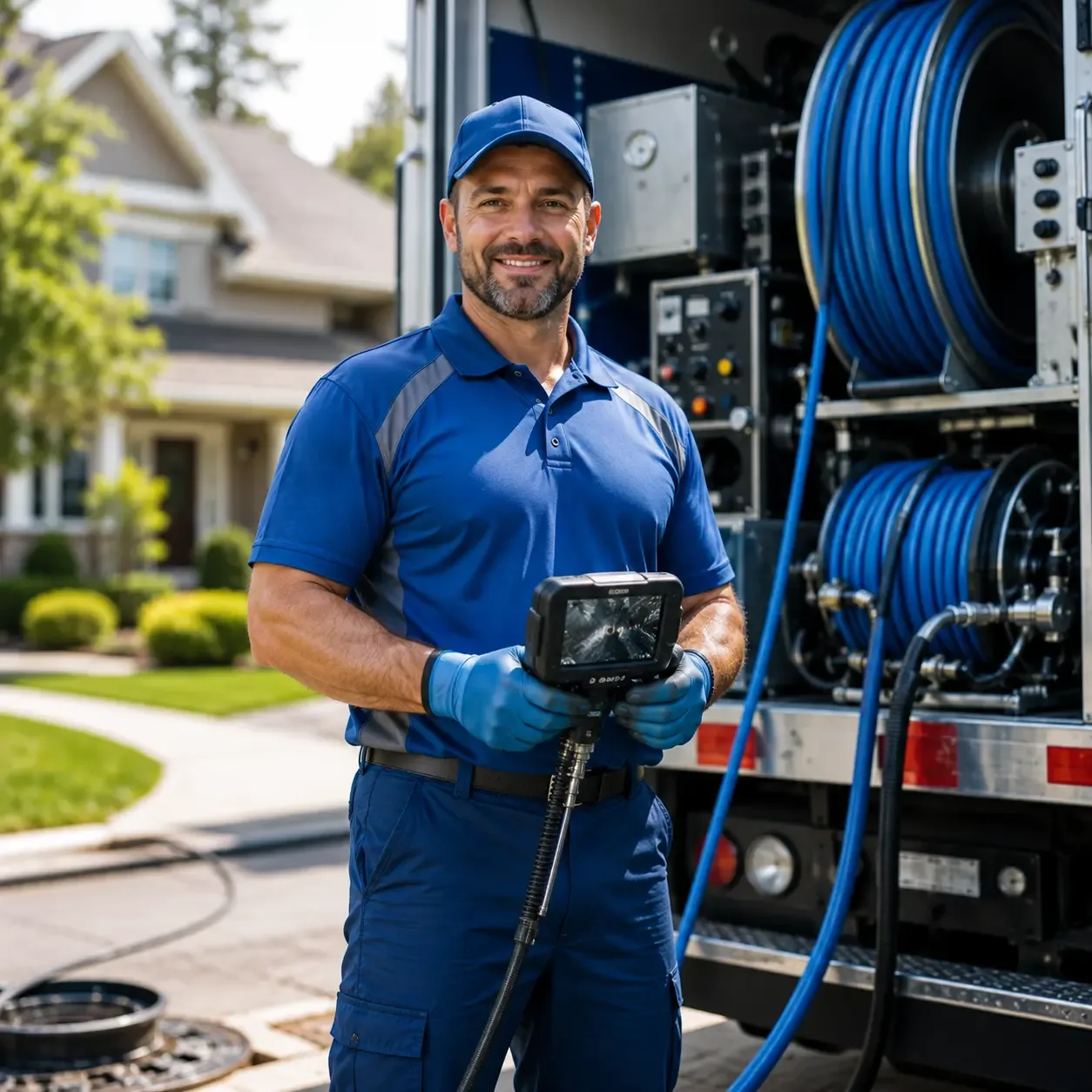 Local outdoor drain cleaning specialists in Cedarburg, WI